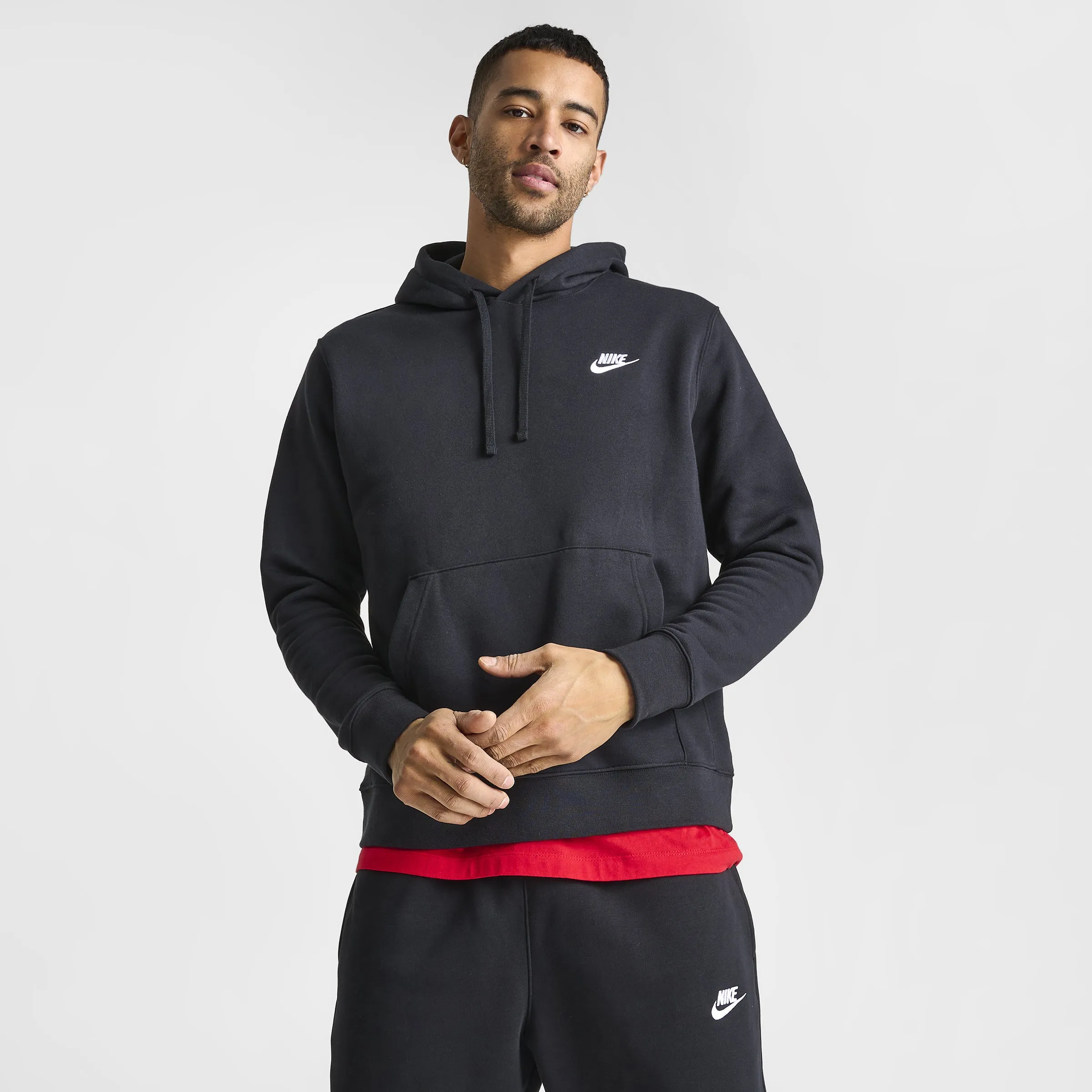 Nike Sportswear Club Fleece Pullover Hoodie / Black