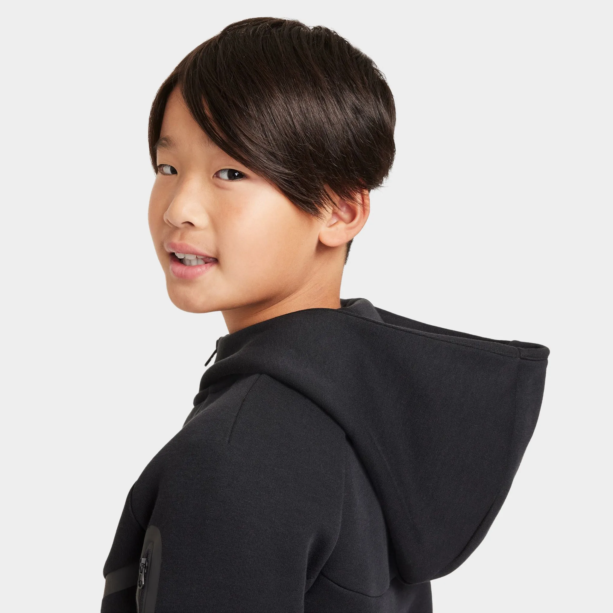 Nike Sportswear Junior Boys' Tech Fleece Hoodie / Black