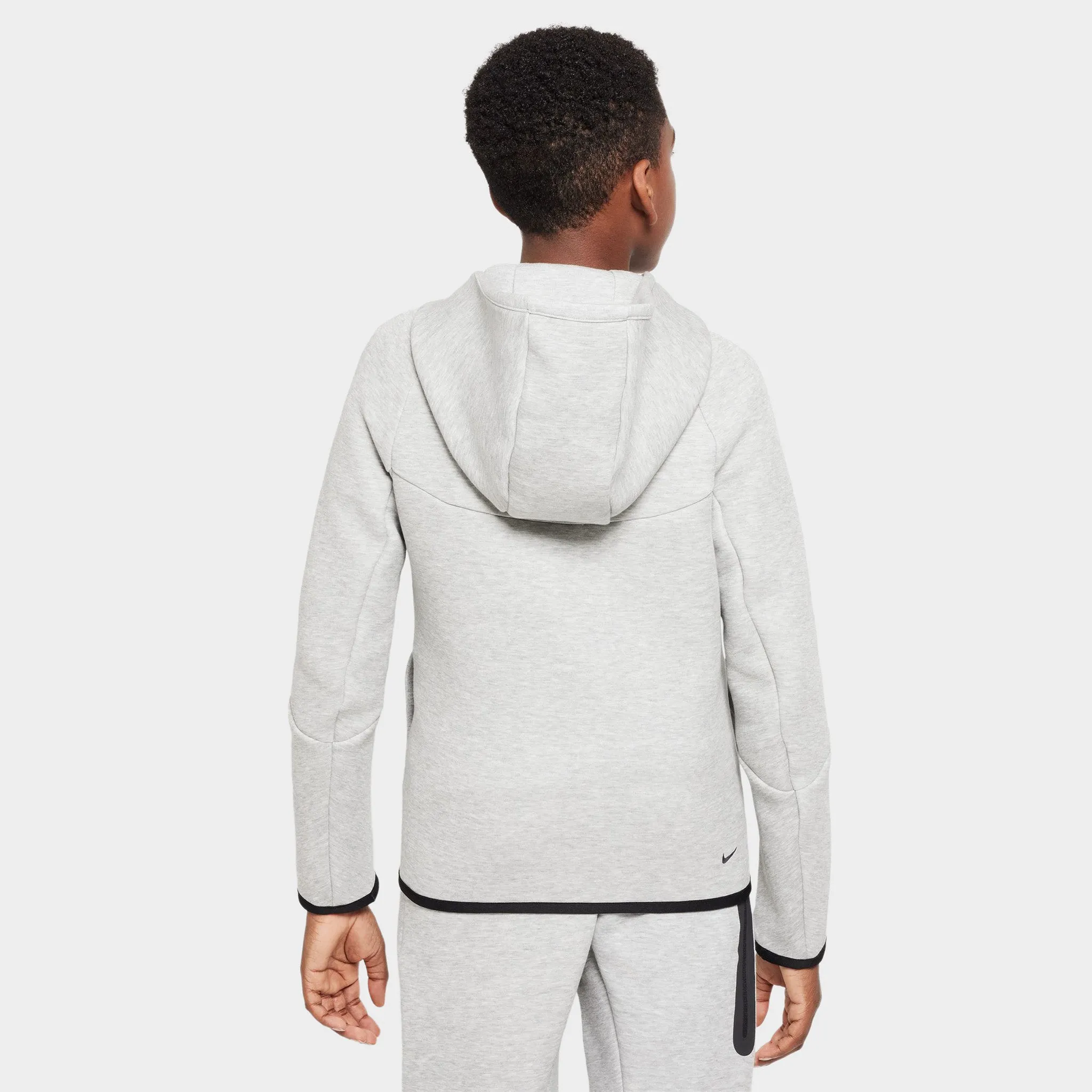 Nike Sportswear Junior Boys' Tech Fleece Hoodie / Dark Heather Grey