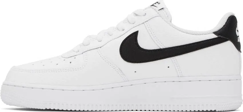 Nike White & Black Air Force 1 '07 Sneakers