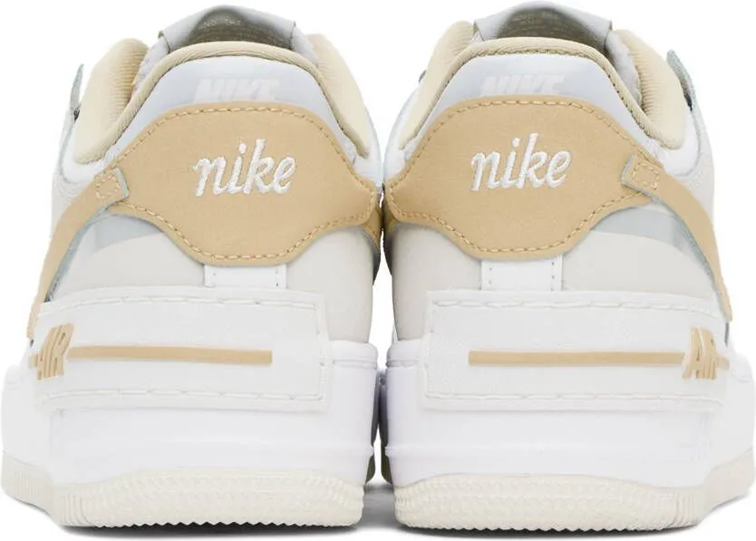 Nike White Air Force 1 Shadow Sneakers