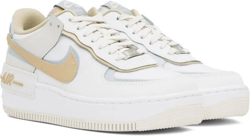 Nike White Air Force 1 Shadow Sneakers