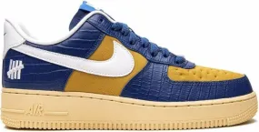 Nike x Undefeated Air Force 1 Low Blue Croc sneakers