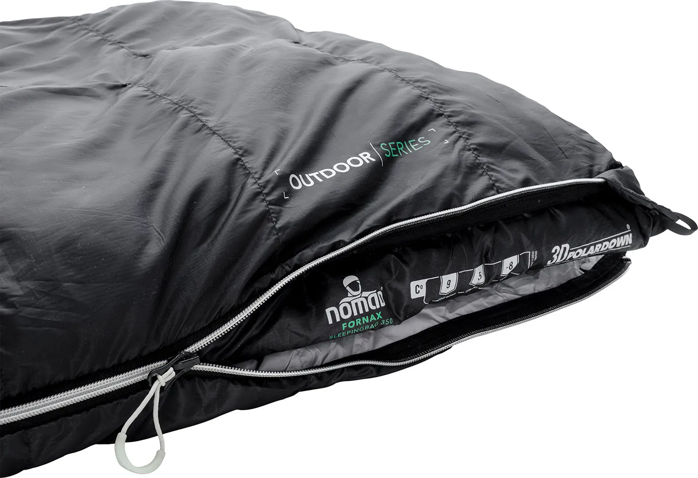 Nomad Fornax 350 Rectangular Sleeping Bag Black | Buy Nomad Fornax 350 Rectangular Sleeping Bag Black here | Outnorth