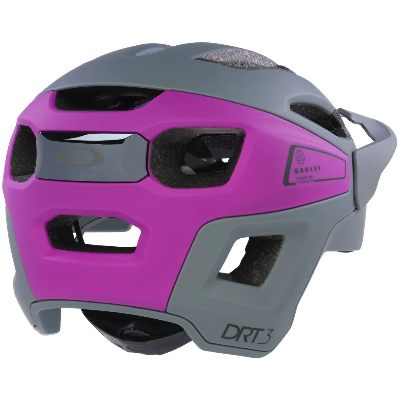 Oakley DRT3 MTB Helmet - Forged Iron-Ultra Purple - 2022