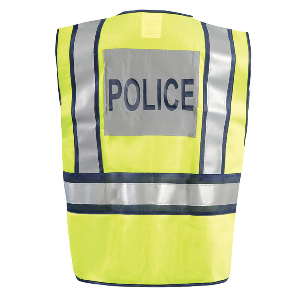 Occunomix Class 2 Hi Vis Yellow Pre Printed Police Public Safety Vest LUX-PSP