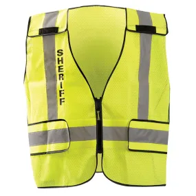 Occunomix Class 2 Hi Vis Yellow Sheriff Public Safety DOR Mesh Vest LUX-PSS-DOR