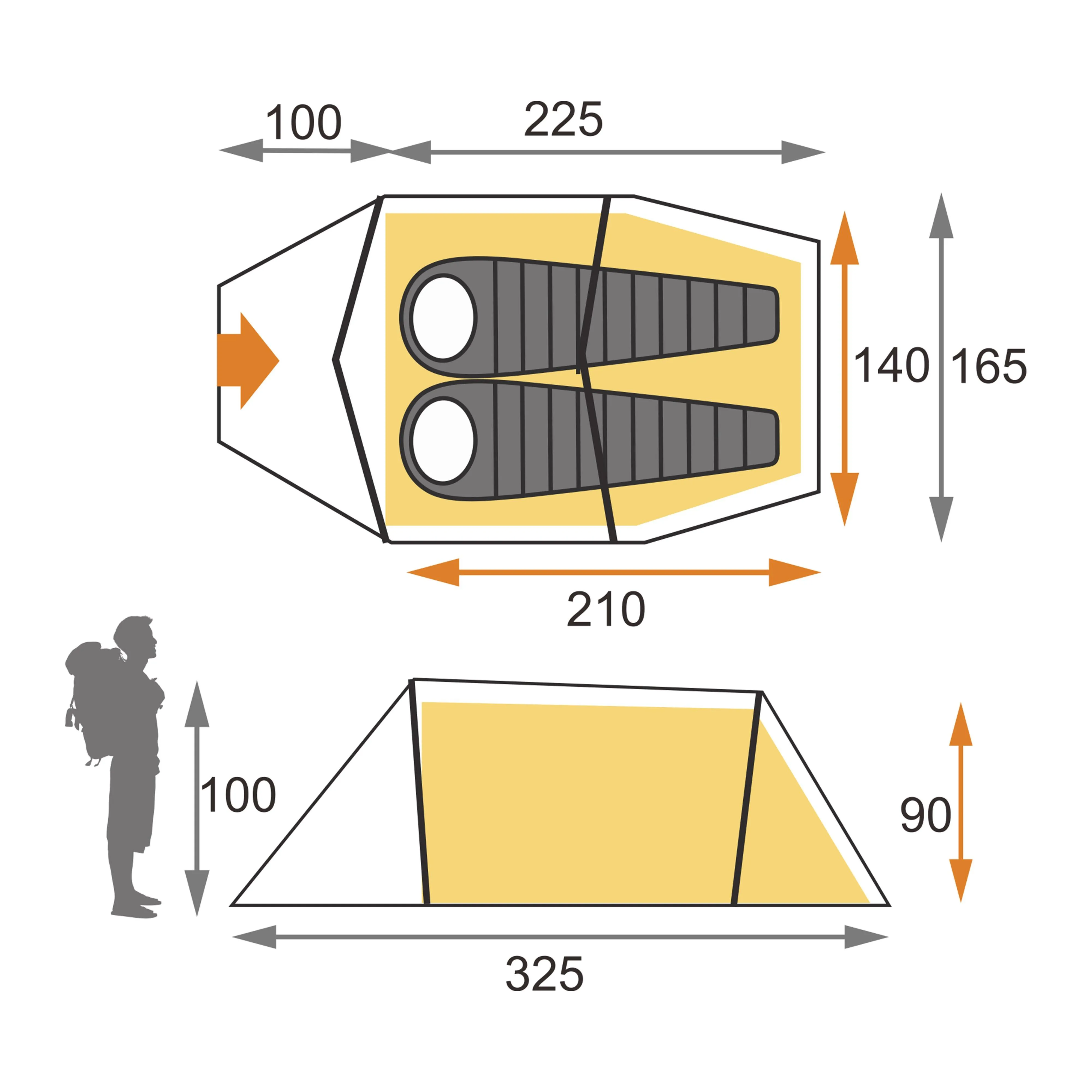 OEX Jackal II Tent | Millets