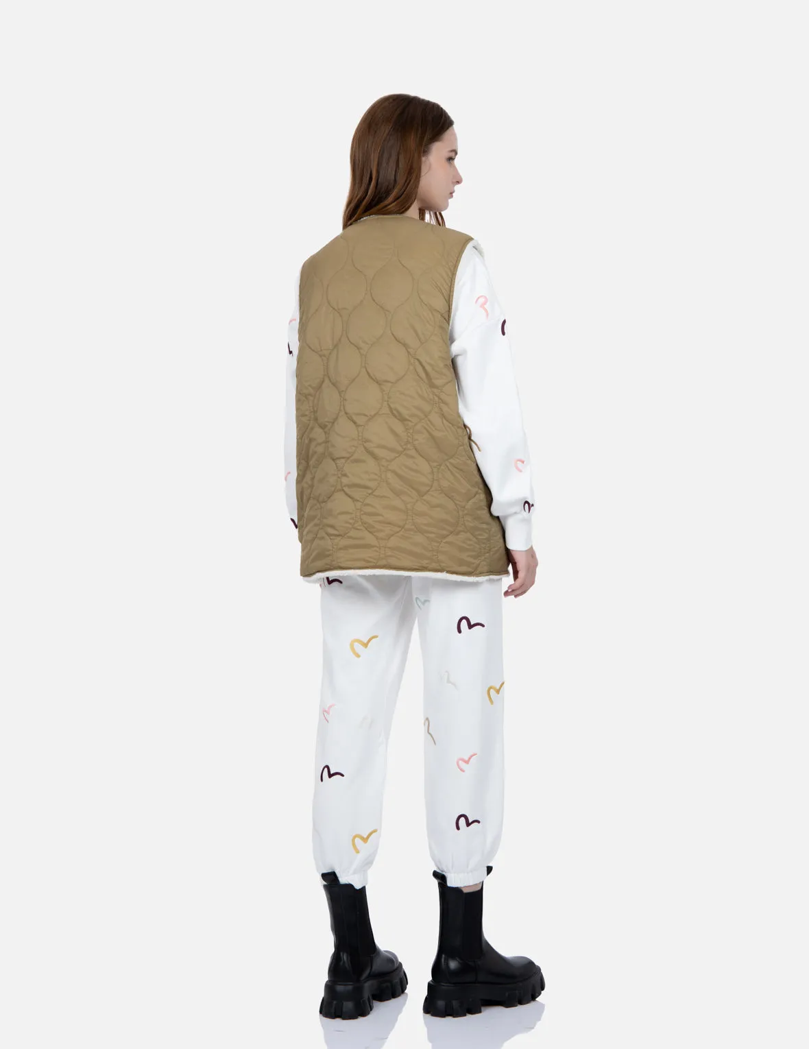 Onion Quilted Reversible Vest Jacket