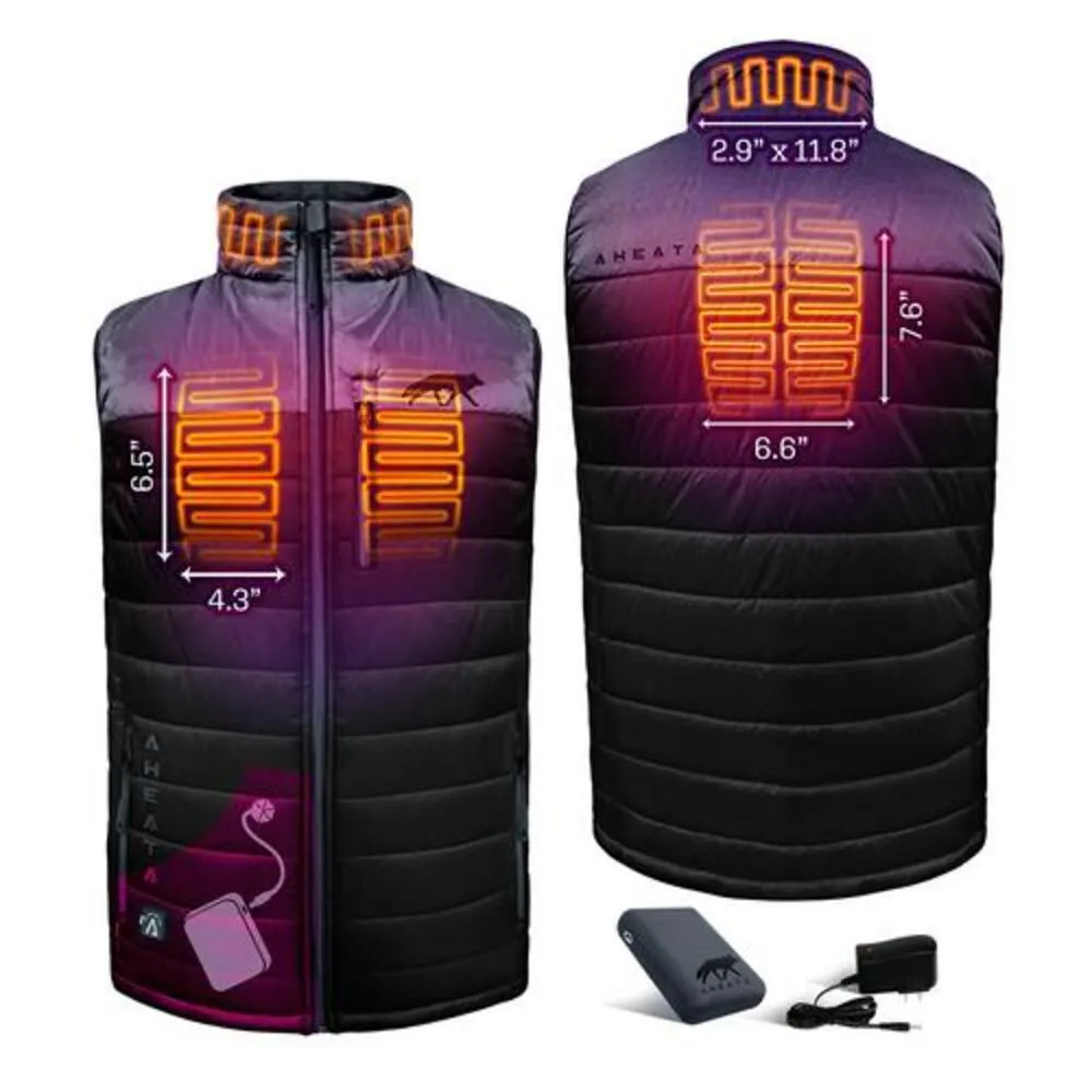 Open Box Aheata 7V Men's Heated Vest with Battery Pack