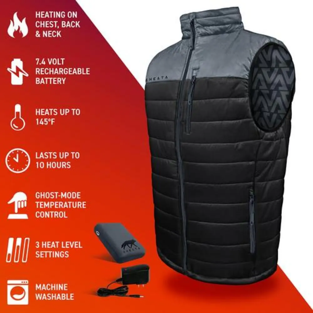 Open Box Aheata 7V Men's Heated Vest with Battery Pack