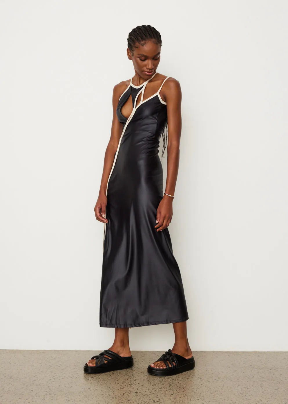 Ottolinger -  Strappy Metallic Dress - Dress