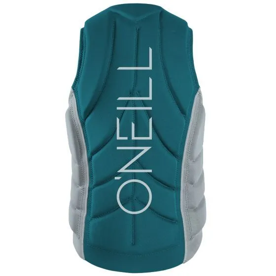 O'Neill Slasher Comp Mens Impact Vest - Tidal Pool / Cool Grey