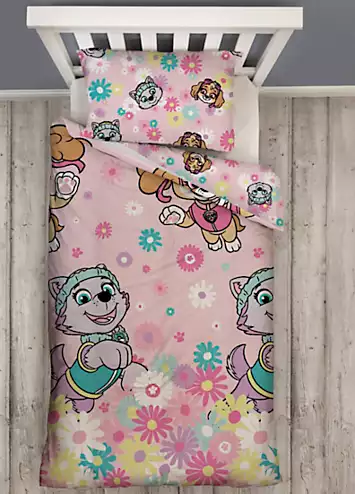 PAW Patrol Flowers Single Duvet Cover Set | Kaleidoscope