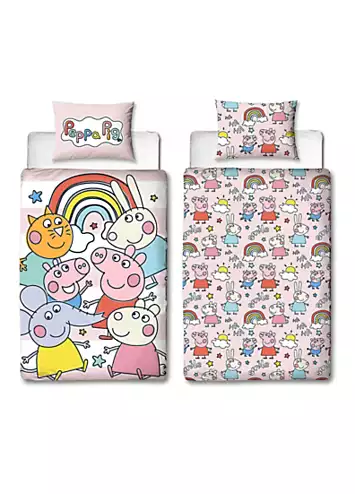 Peppa Pig Playful Single Duvet Cover Set | Kaleidoscope