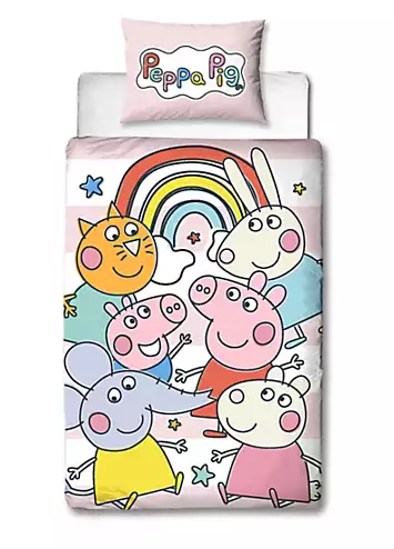 Peppa Pig Playful Single Duvet Cover Set | Kaleidoscope