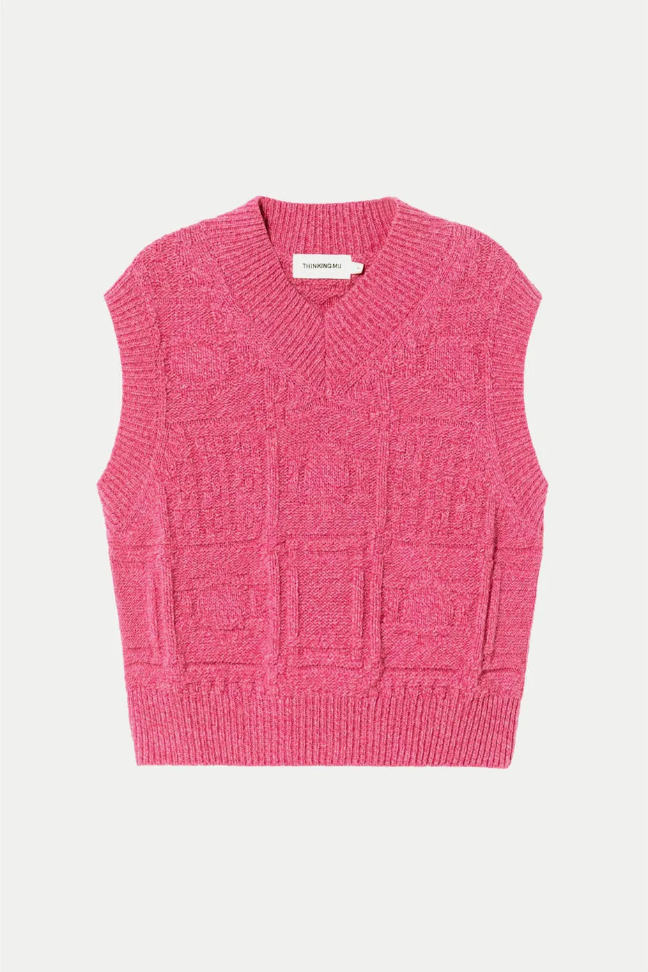 Pink Links Mica Knitted Vest