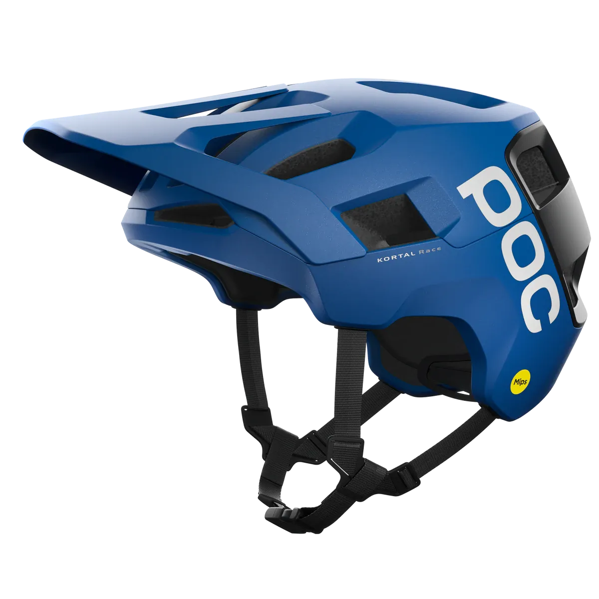 POC Kortal Race MIPS MTB Helmet - Opal Blue-Uranium Black Metallic-Matt