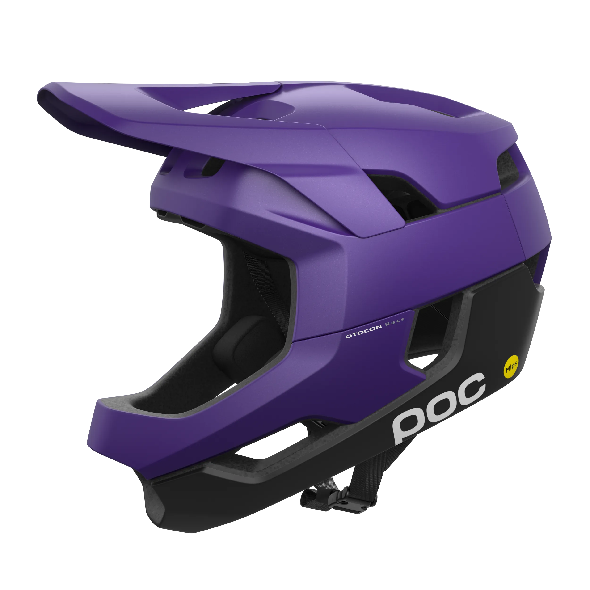 POC Otocon Race MIPS Full Face Helmet - Sapphire Purple-Uranium Black Metallic-Matt