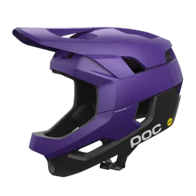 POC Otocon Race MIPS Full Face Helmet - Sapphire Purple-Uranium Black Metallic-Matt