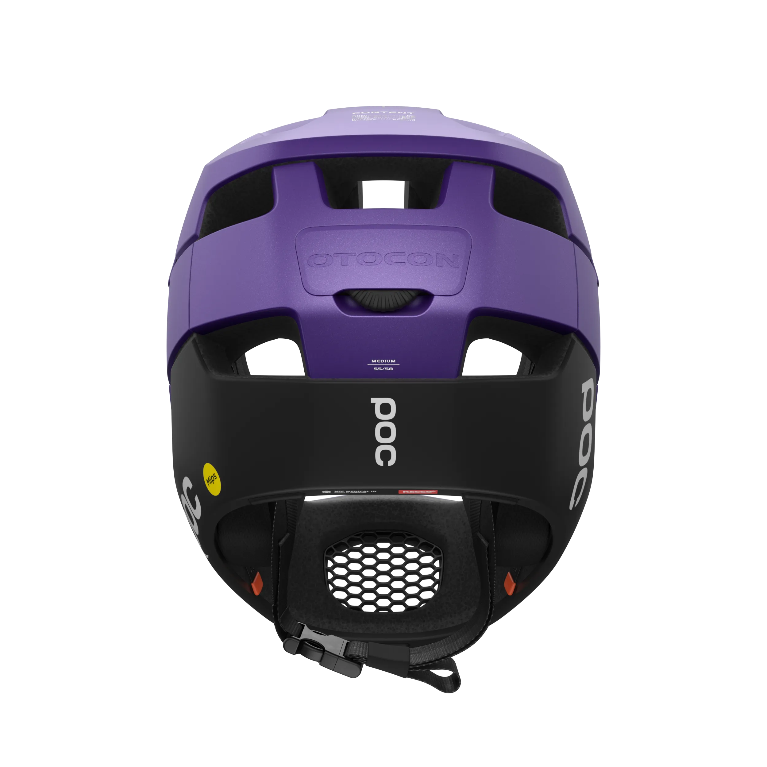 POC Otocon Race MIPS Full Face Helmet - Sapphire Purple-Uranium Black Metallic-Matt