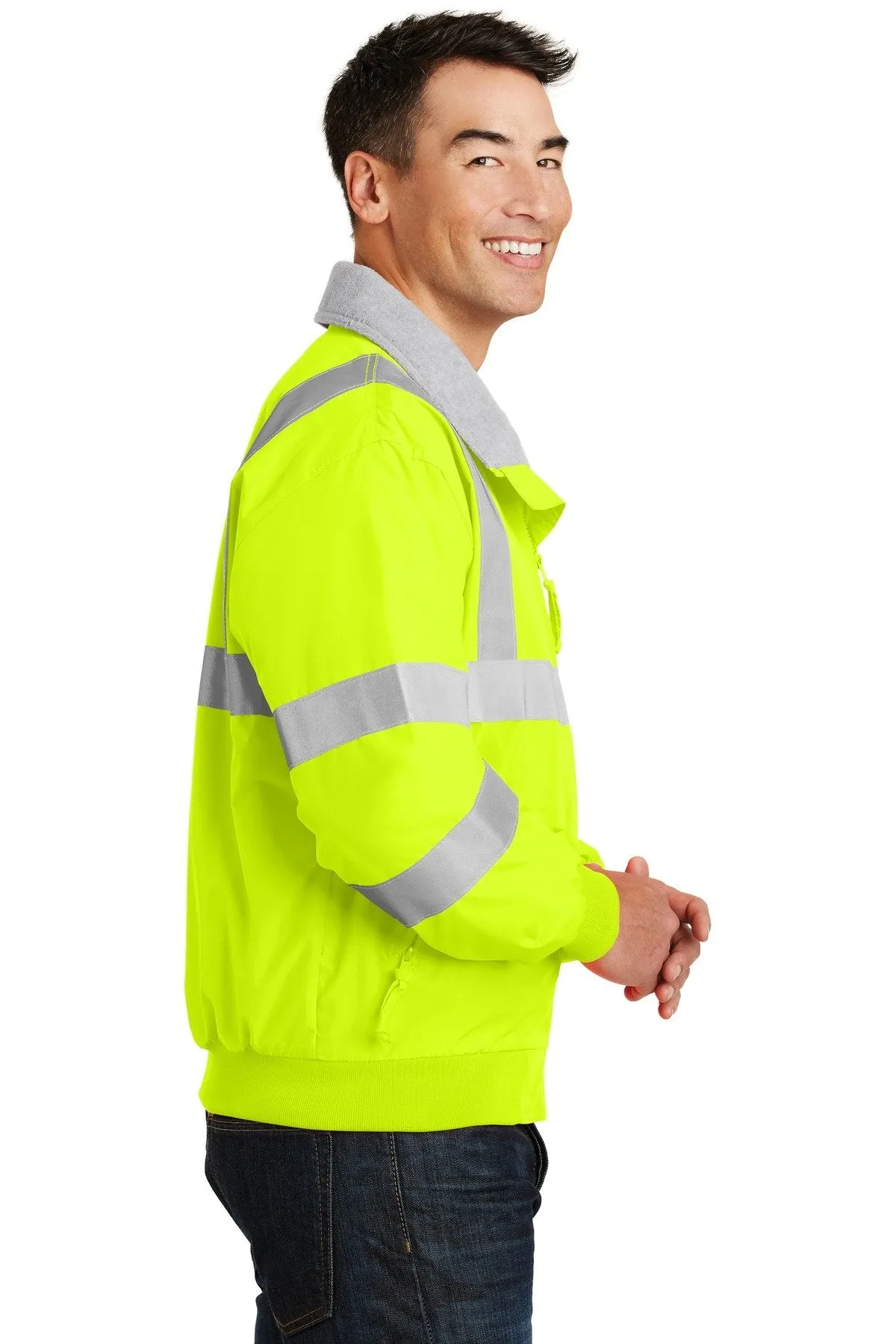 Port Authority Enhanced Visibility Challenger Jacket with Reflective Taping SRJ754 Safety Yellow/ Reflective