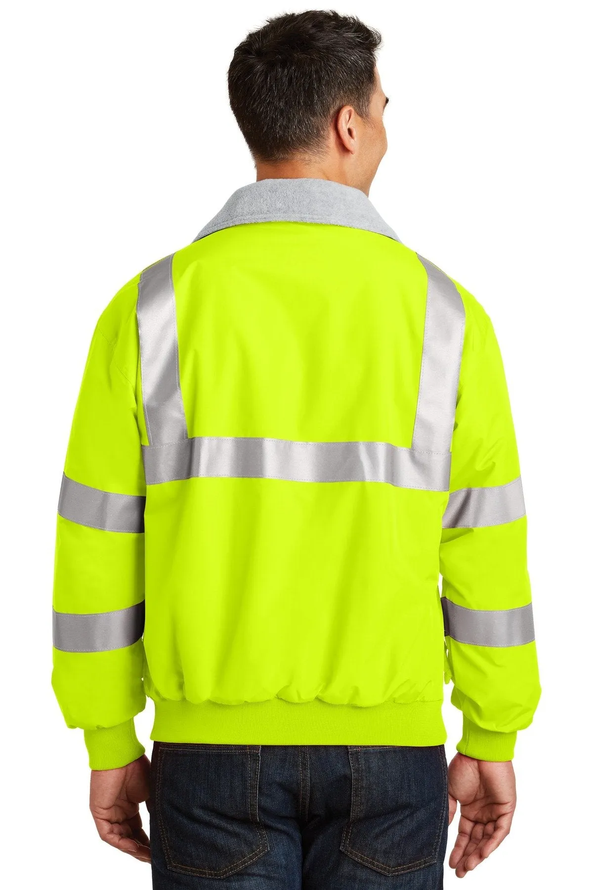 Port Authority Enhanced Visibility Challenger Jacket with Reflective Taping SRJ754 Safety Yellow/ Reflective