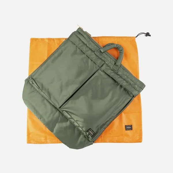 Porter - Yoshida & Co. - Tanker 2Way Helmet Bag - Sage Green