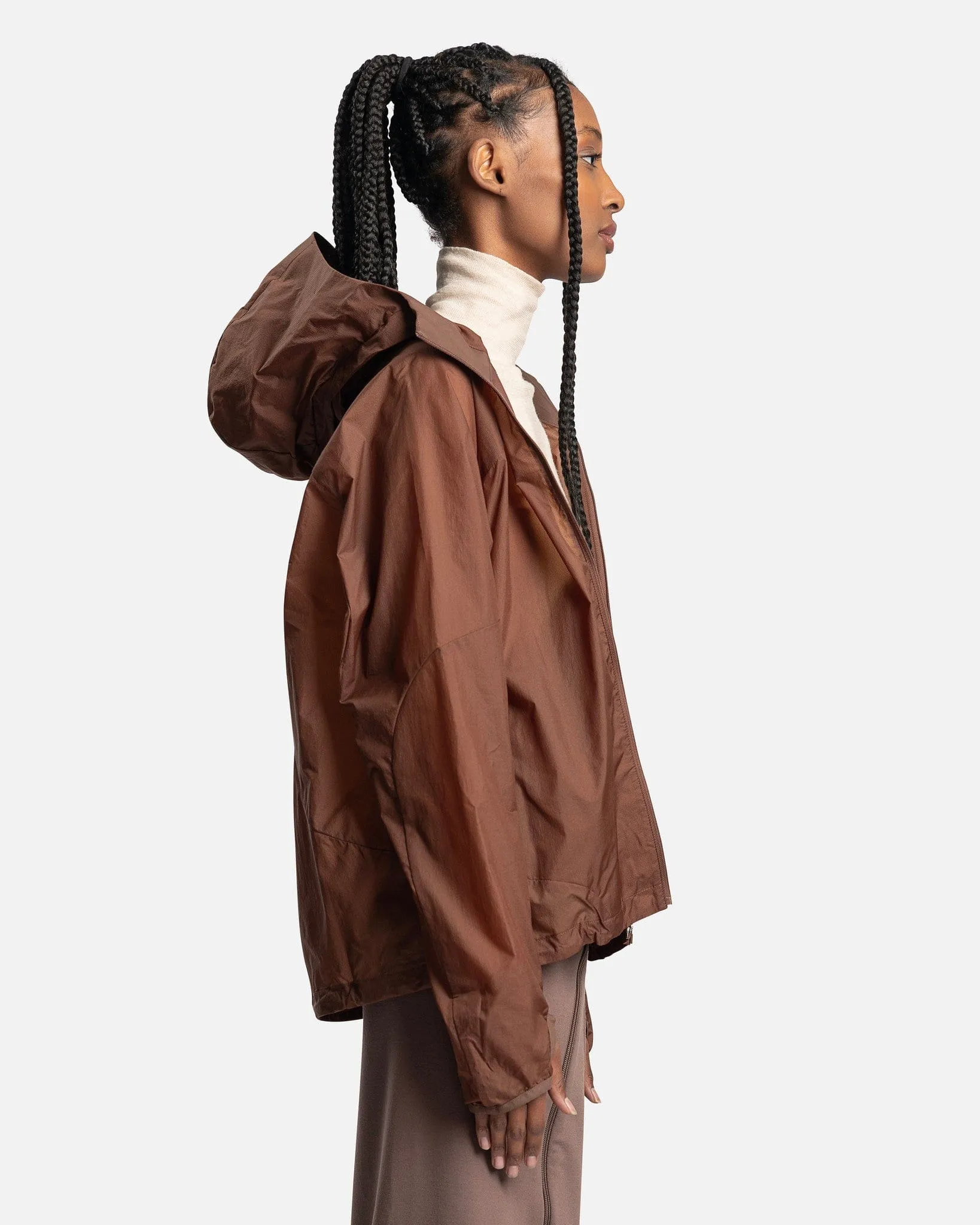 POST ARCHIVE FACTION (P.A.F) Women's 5.0 Technical Jacket Right in Brown