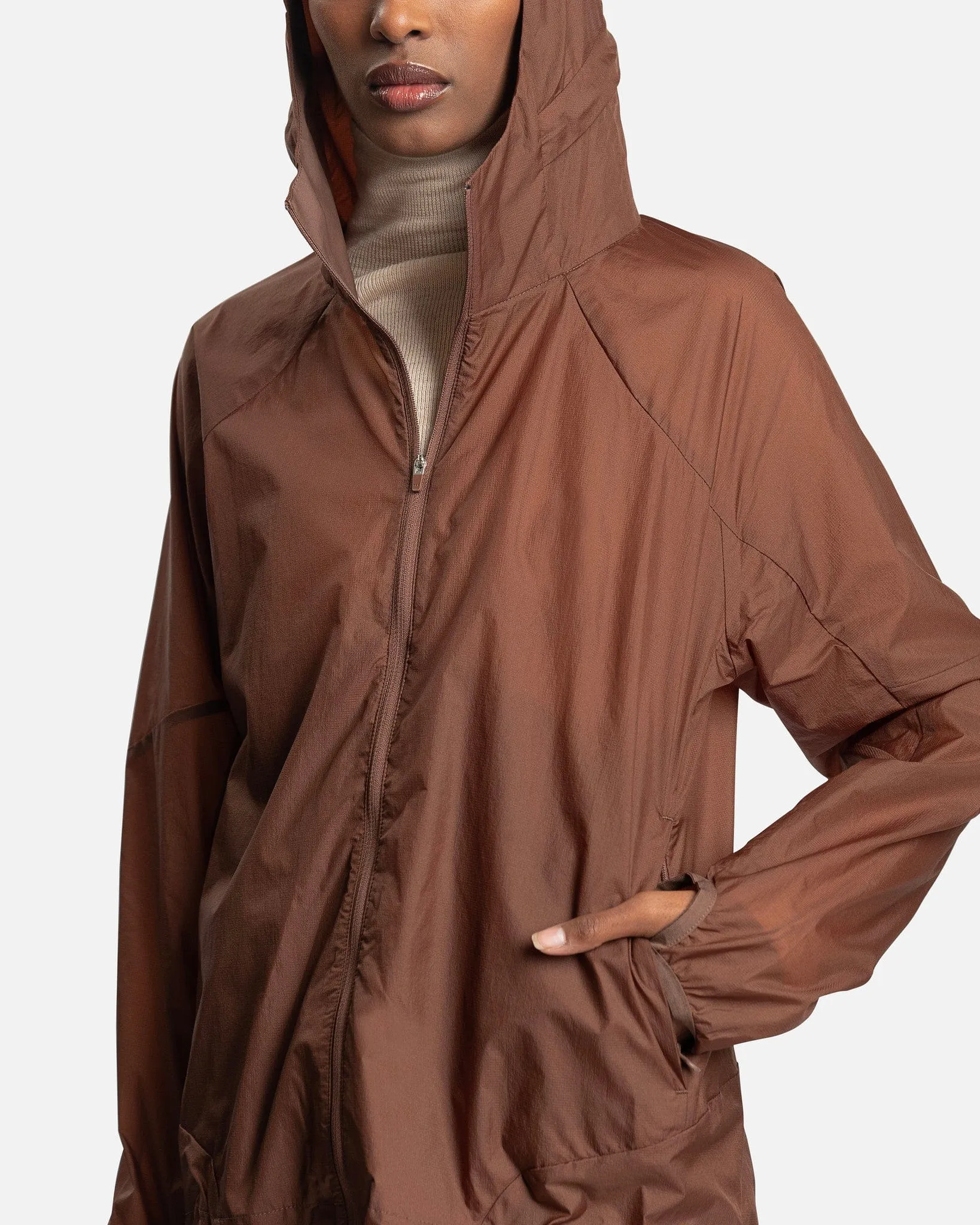 POST ARCHIVE FACTION (P.A.F) Women's 5.0 Technical Jacket Right in Brown