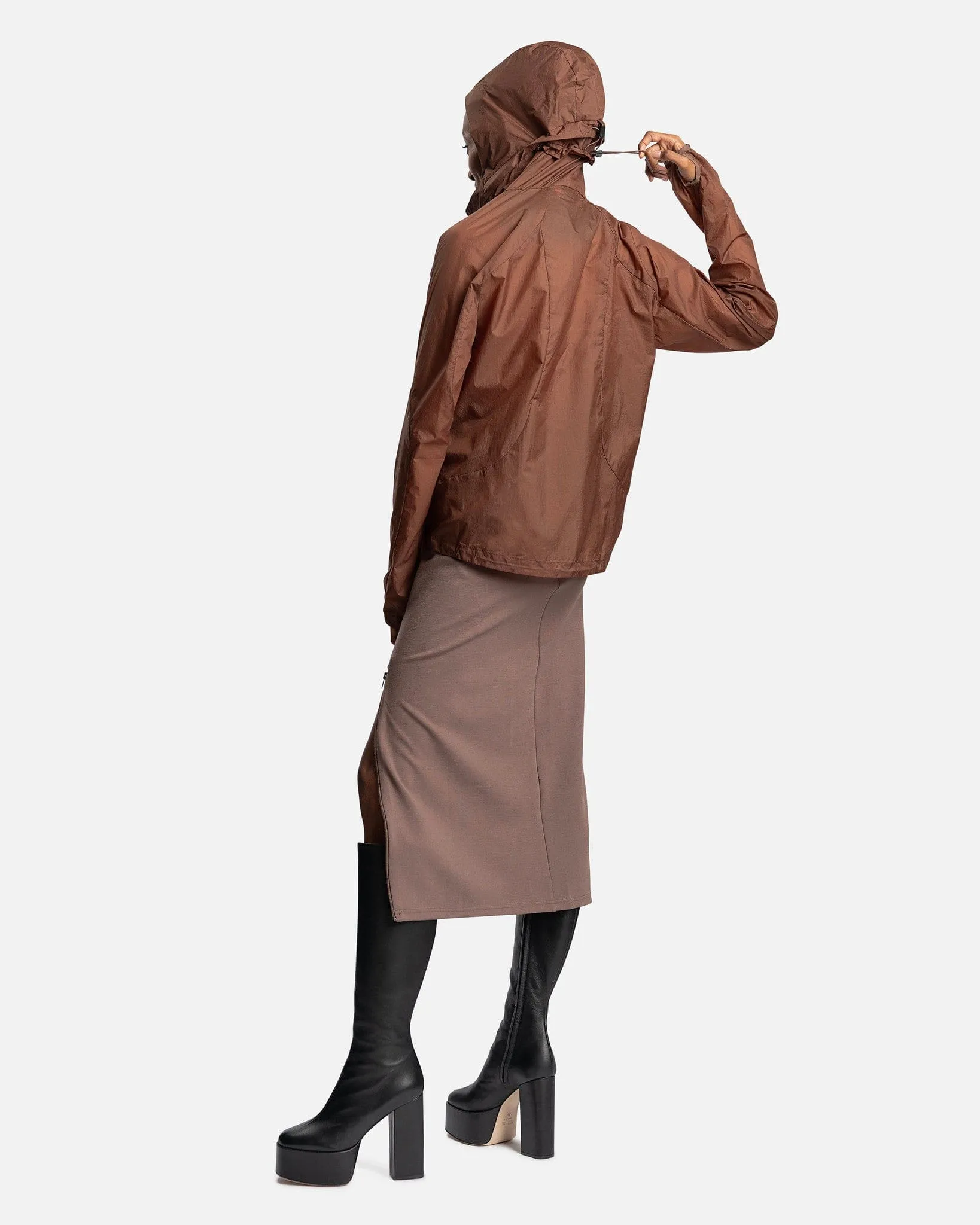 POST ARCHIVE FACTION (P.A.F) Women's 5.0 Technical Jacket Right in Brown