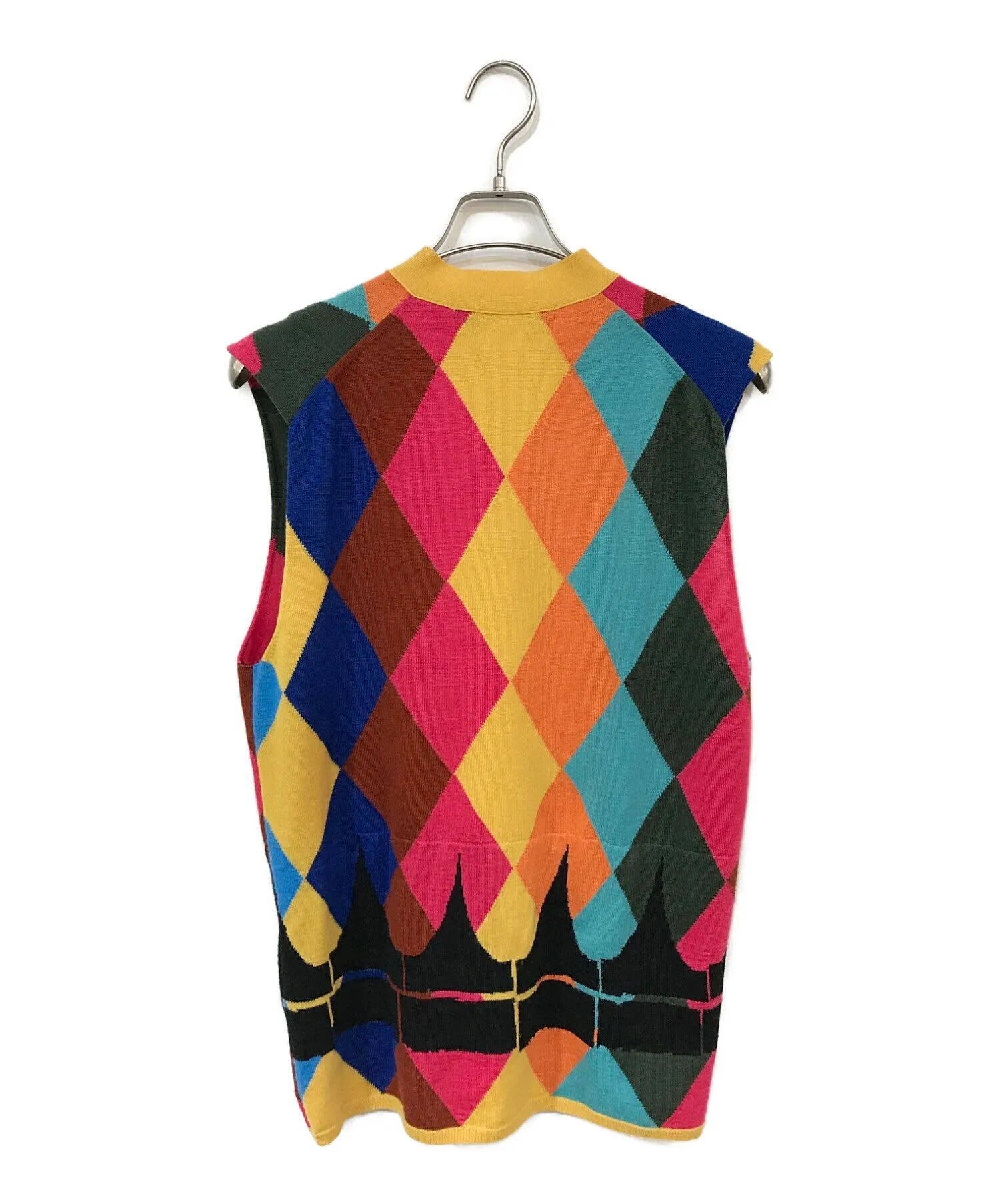 [Pre-owned] COMME des GARCONS HOMME PLUS Argyle Knit Vest PK-N004