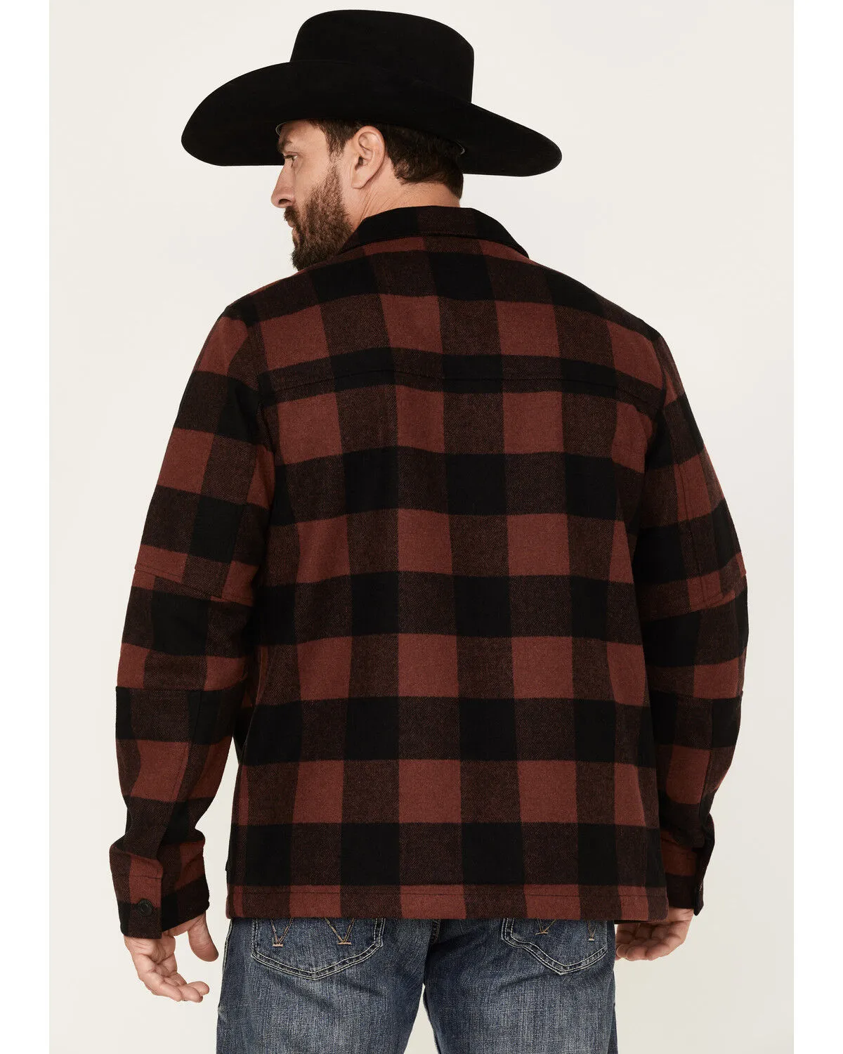 Product Name:  Brothers and Sons Men's Plaid Print Wool Western Jacket