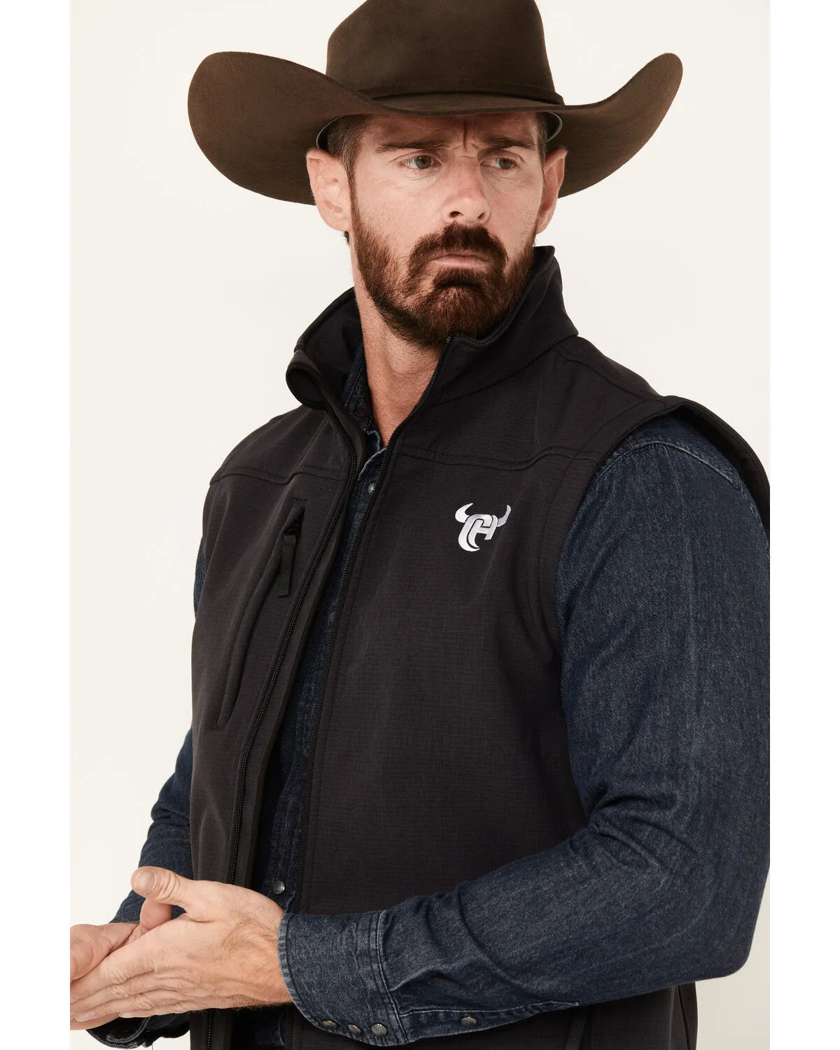 Product Name:  Cowboy Hardware Men's Hecho En Mexico Softshell Vest