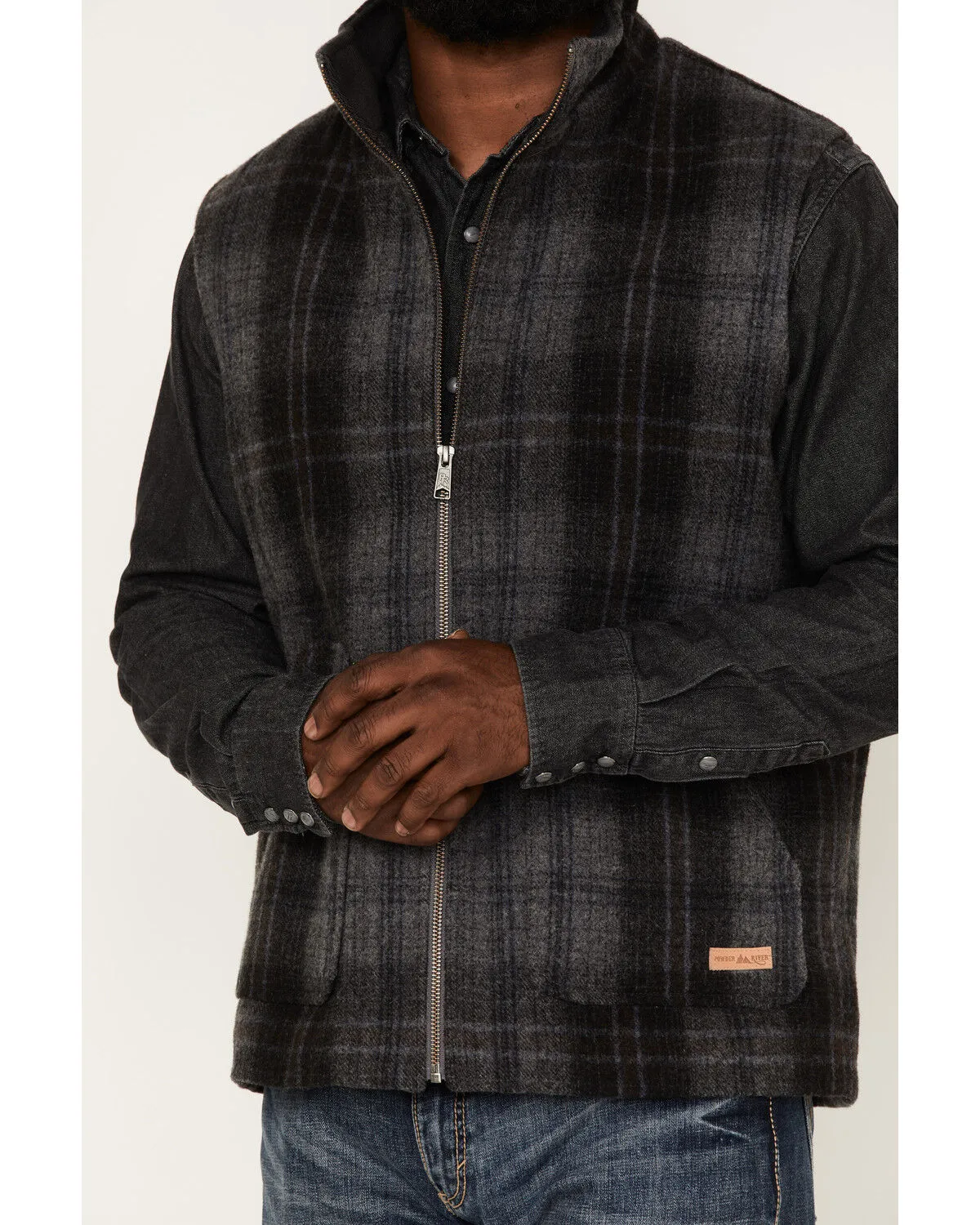 Product Name:  Powder River Outfitters Men's Large Plaid Print Wool Vest