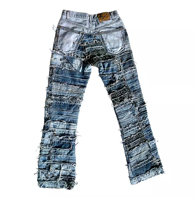 Punk Hardcore Unique Handmade Jeans 28/29/30/31/32/36/38/40