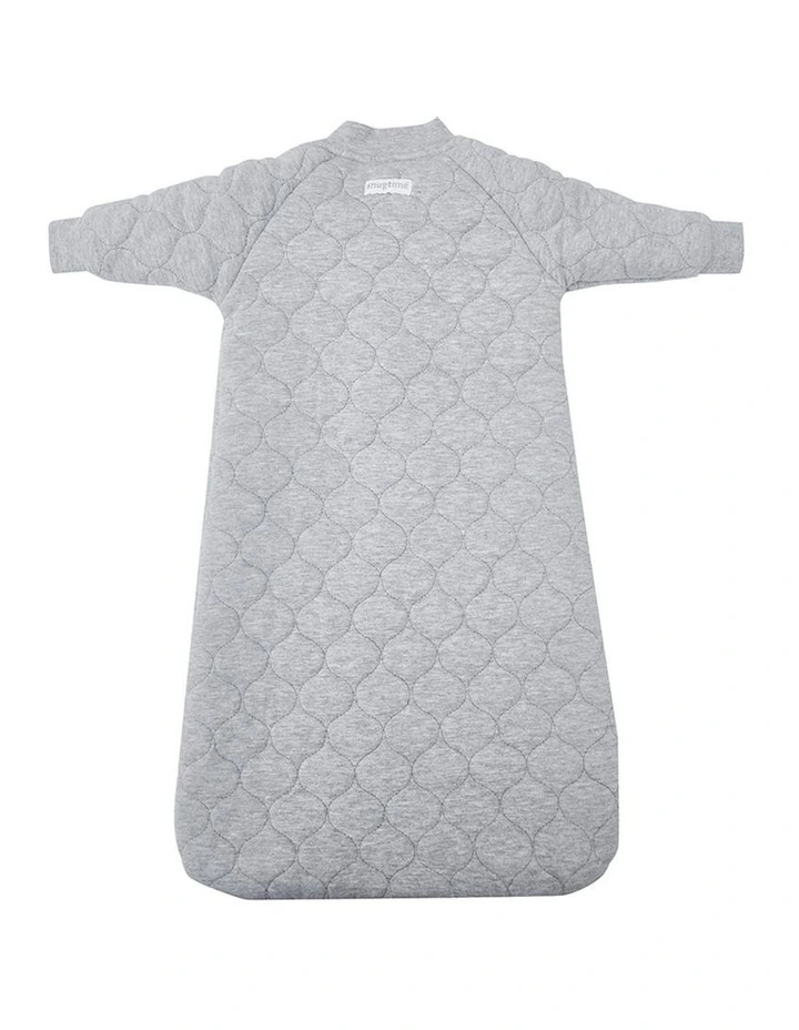 Quilted Marle Padded Sleeping Bag in Grey