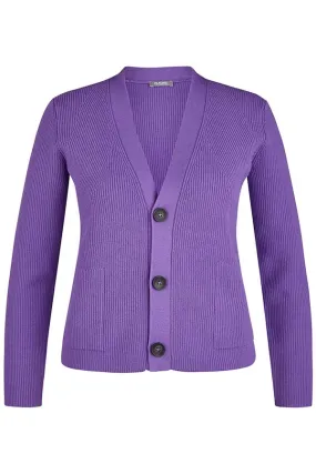 Rabe & LecomtePURPLE BUTTONED CARDIGAN