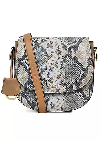 Radley London Liverpool Street 2.0 Faux Snake Medium Flapover Crossbody Bag | Grattan