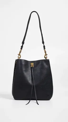 REBECCA MINKOFF DARREN LEATHER SHOULDER BAG