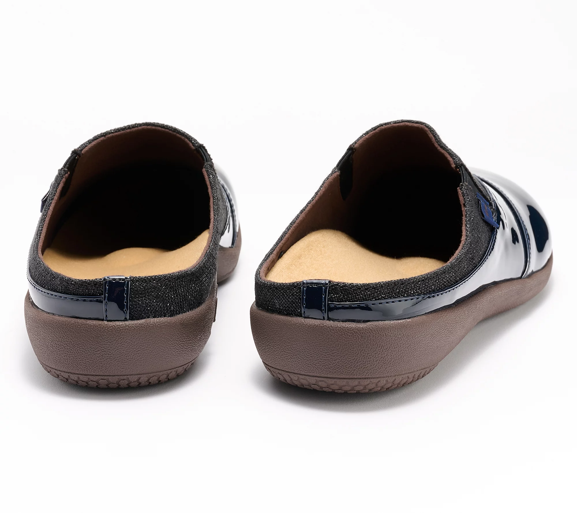 Revitalign Orthotic Patent Mules - Siesta Nuevo Mandy