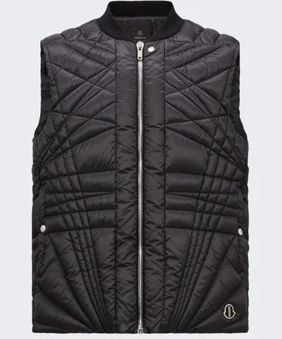 Rick Owens X Moncler Megapenta Flight Vest Black