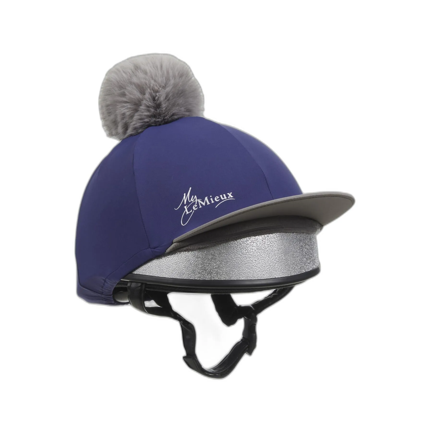 Riding helmet cap with silk pom pom LeMieux