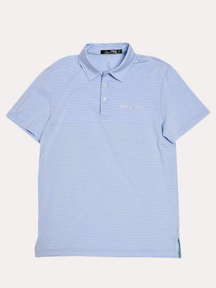     RLX  Striped Airflow Jersey Polo    