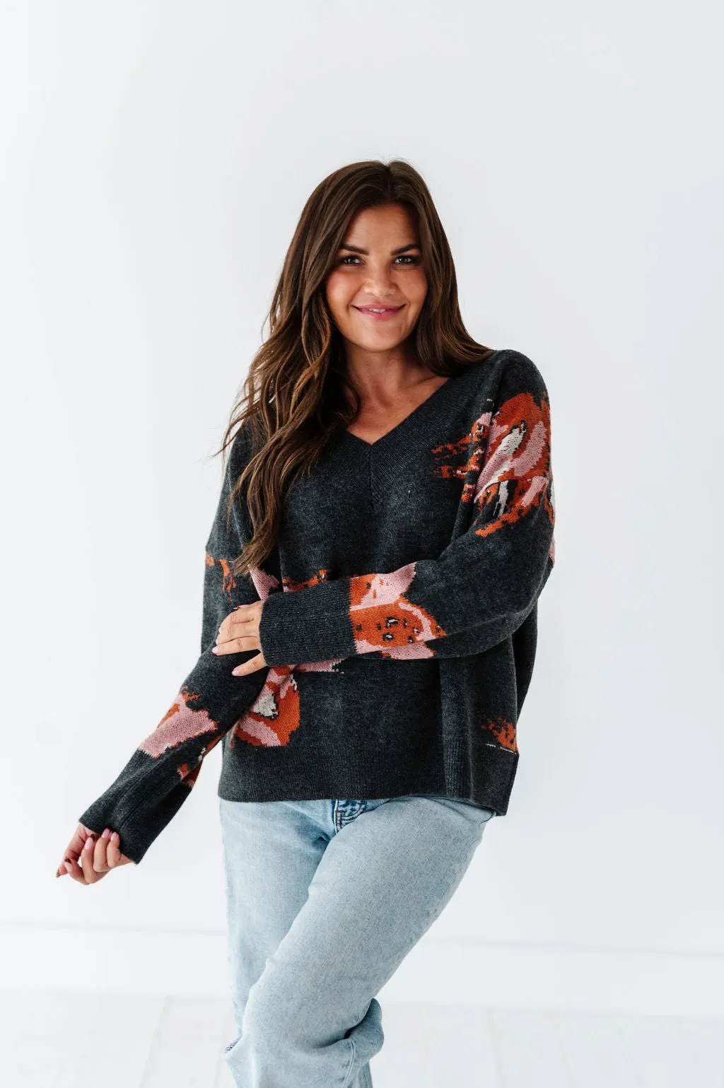 Ruthie Jacquard Sweater