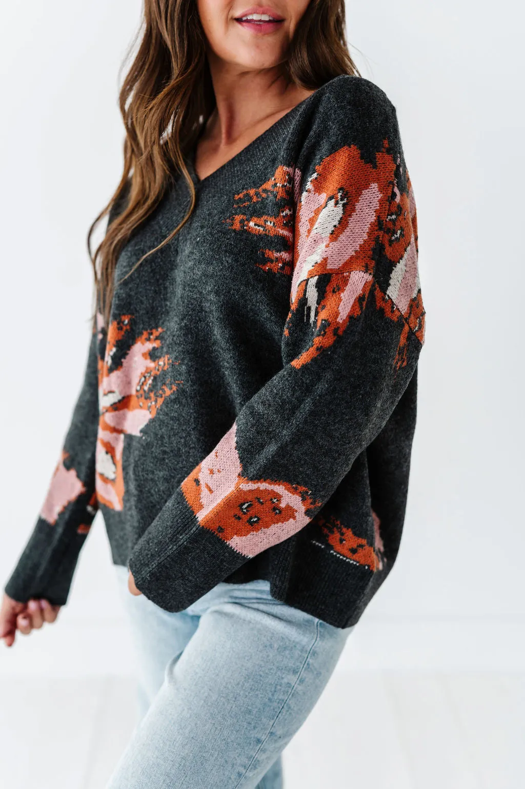 Ruthie Jacquard Sweater