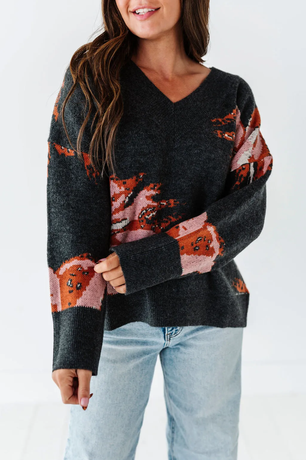 Ruthie Jacquard Sweater