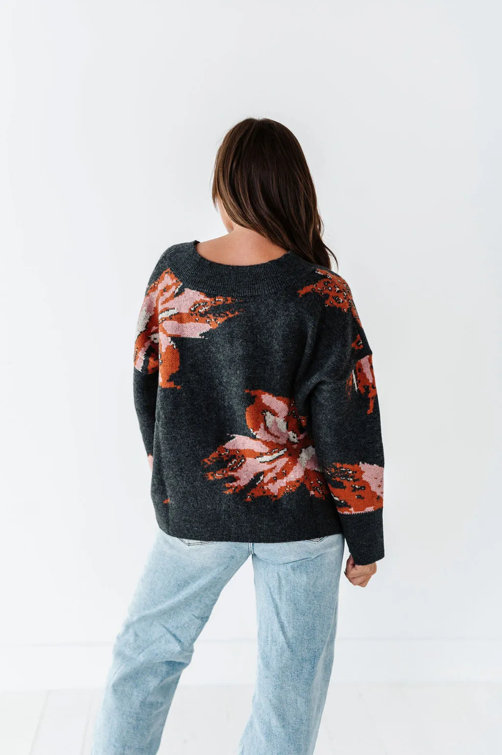 Ruthie Jacquard Sweater