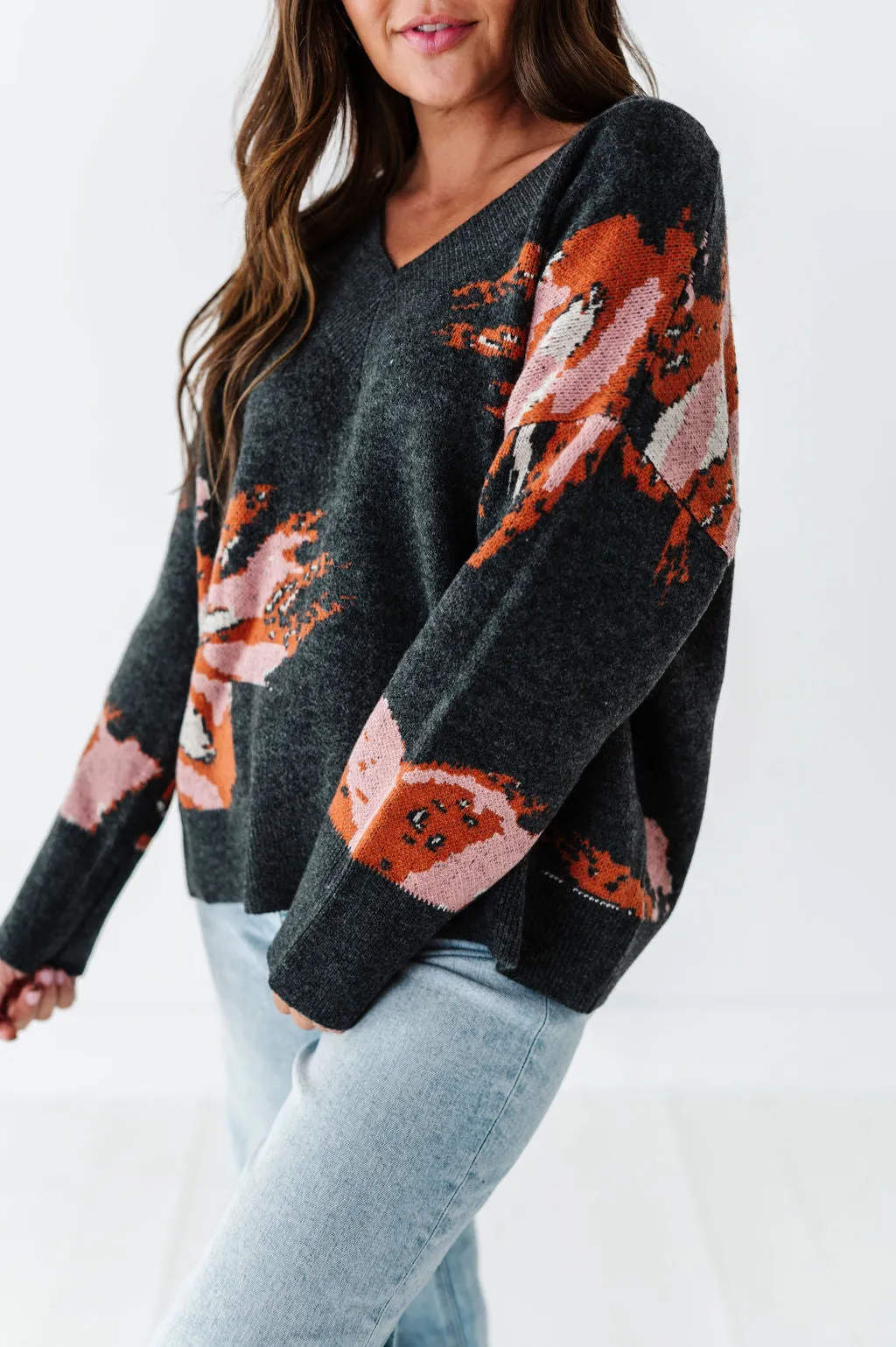 Ruthie Jacquard Sweater