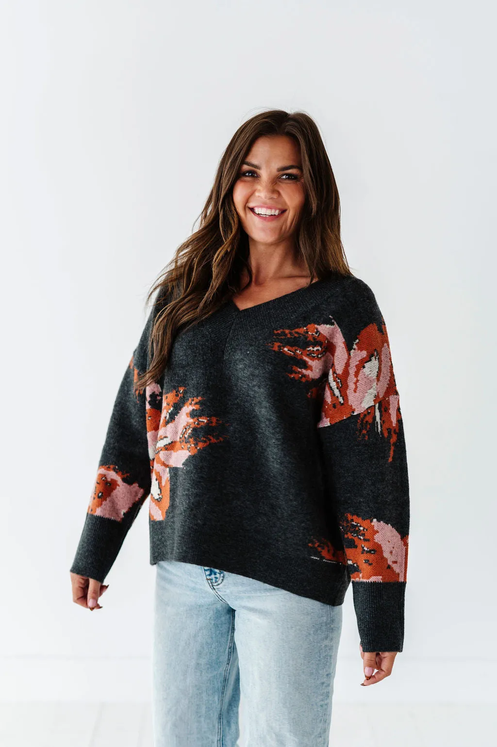 Ruthie Jacquard Sweater